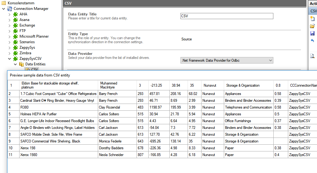 Preview data of CSV ZappySys integration.png
