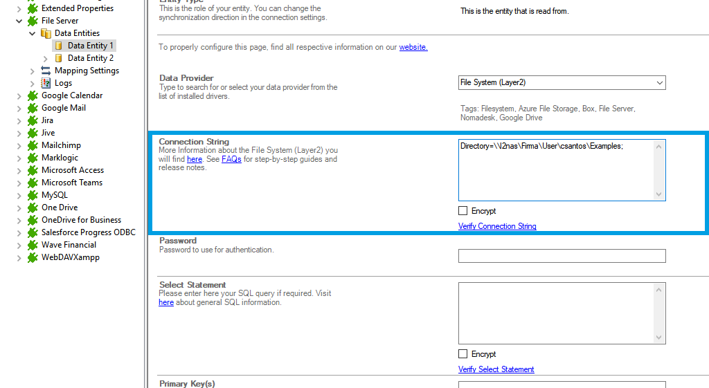 Step 2 File Server integration source setup Step 2 File Server integration source setup