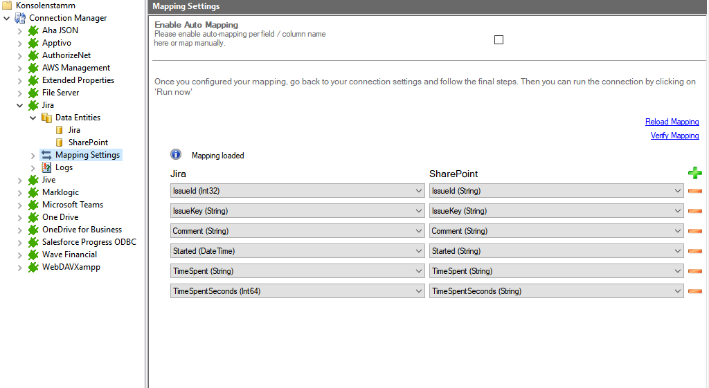 Step 4 Jira integration mapping