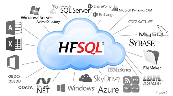 Connect 100+ IT-Systems with HFSQL